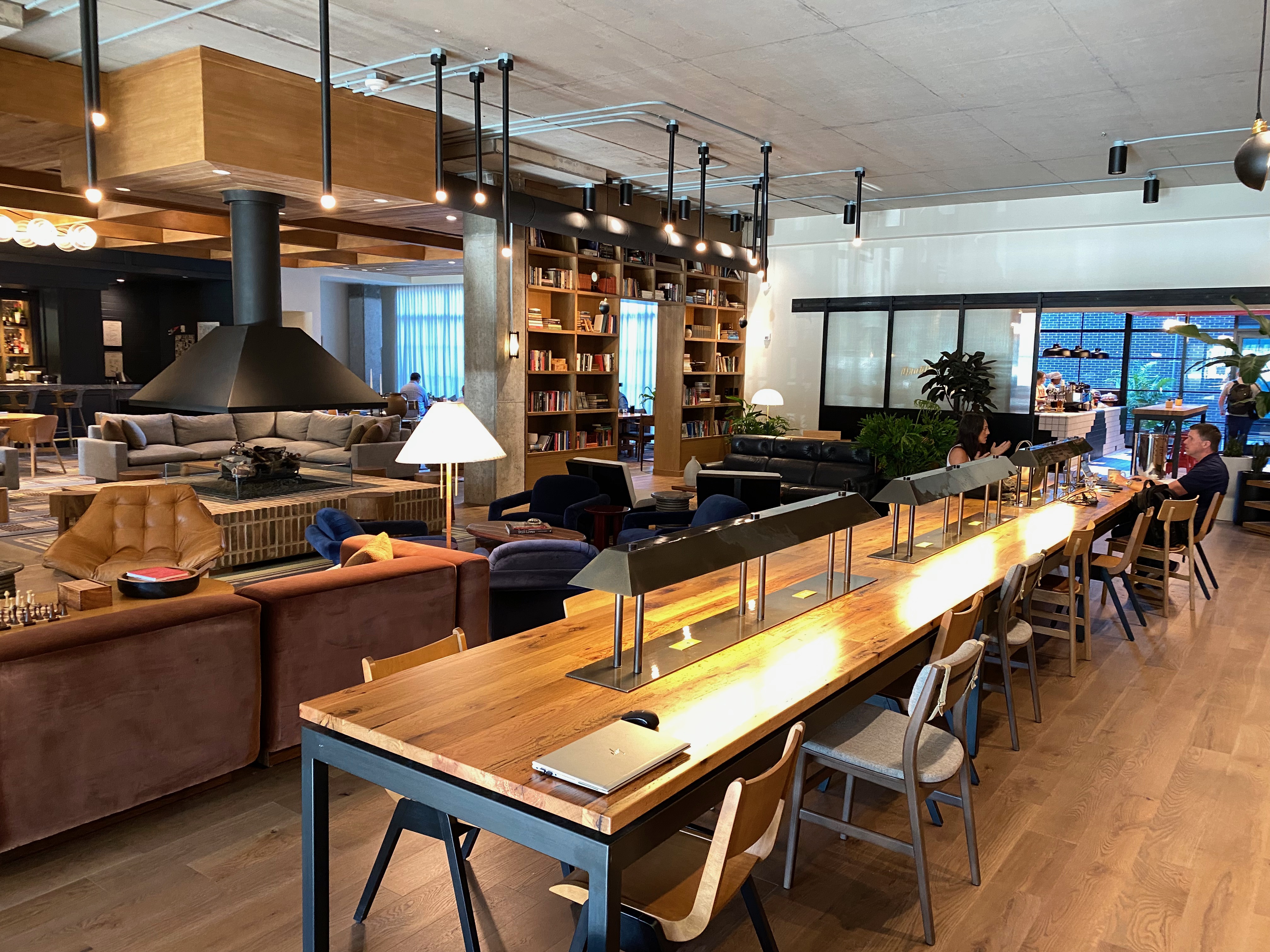 The lobby of the Junto Hotel, Columbus Ohio.